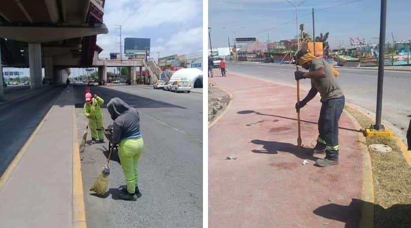 Limpian diversos puntos de Escobedo