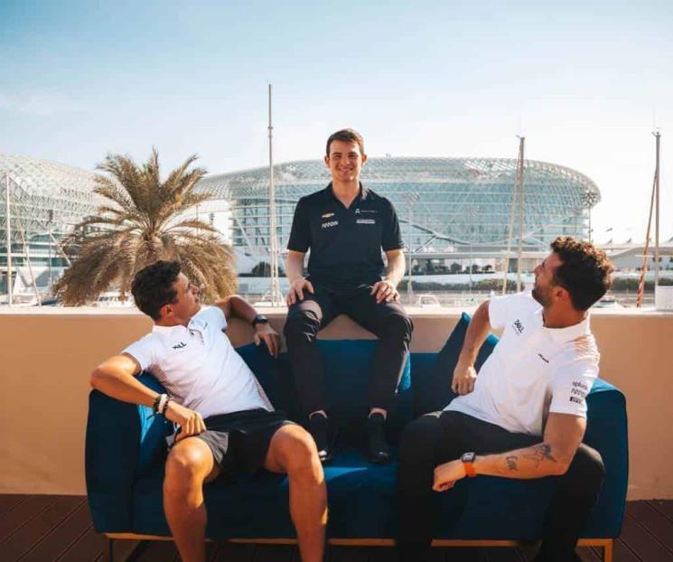 Pato OWard, el invitado especial de McLaren en Abu Dhabi