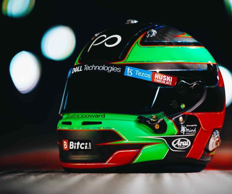 Presenta OWard casco especial para test con McLaren F1