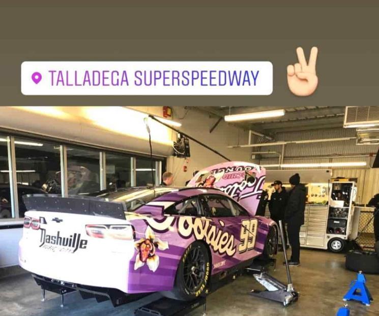 Está Suárez en Talladega con miras al 2022 de Nascar Series