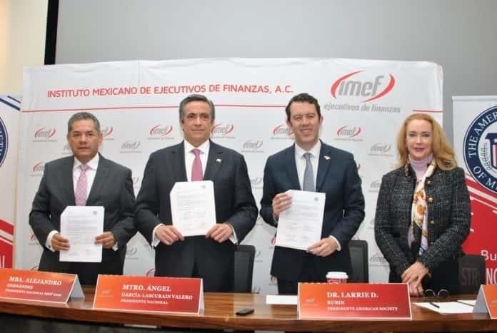 IMEF firma convenio de colaboración con America Society