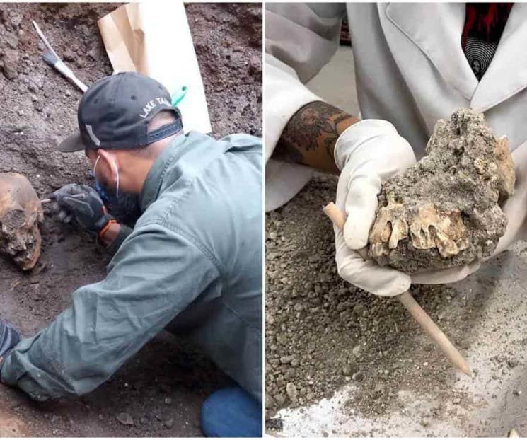 Hallan 17 entierros del siglo XIX