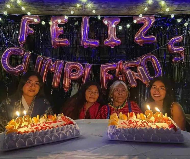 Yalitza Aparicio celebra desde Oaxaca y en familia su cumple
