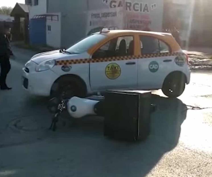 Arrollan a motociclista en Cadereyta