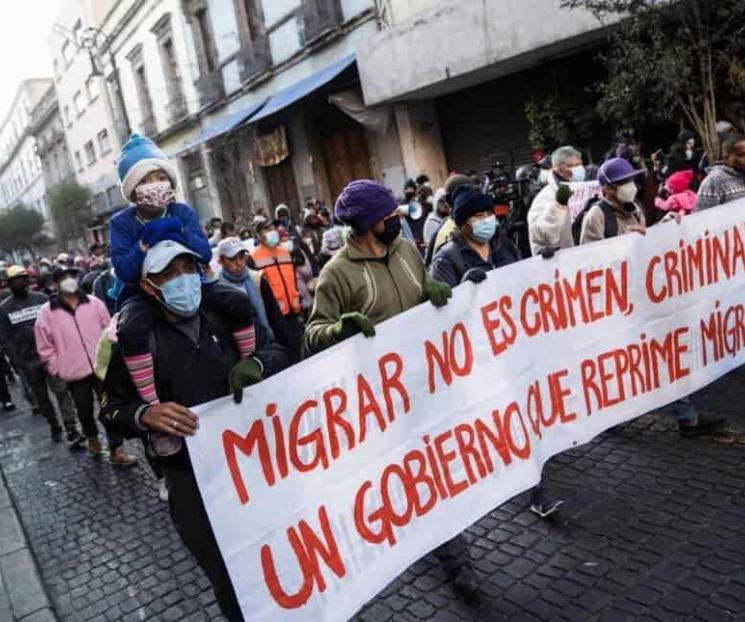 Se compromete Segob a atender demandas de caravana migrante