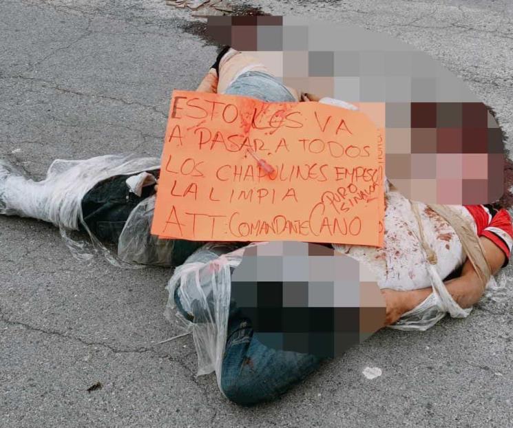 Encuentran a 3 hombres ejecutados en Zuazua
