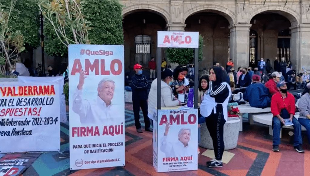 Confrontan posturas por impasse en revocación de mandato