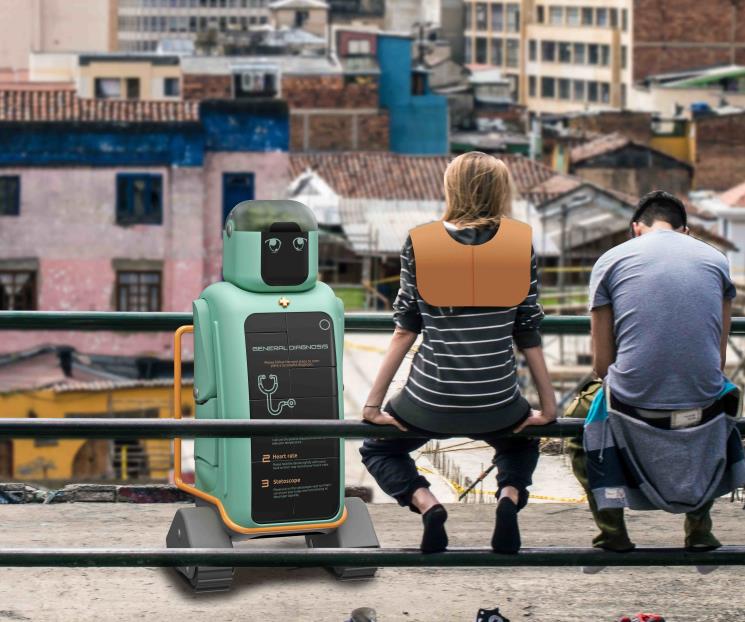 Apoyaría robot servicios de salud pública