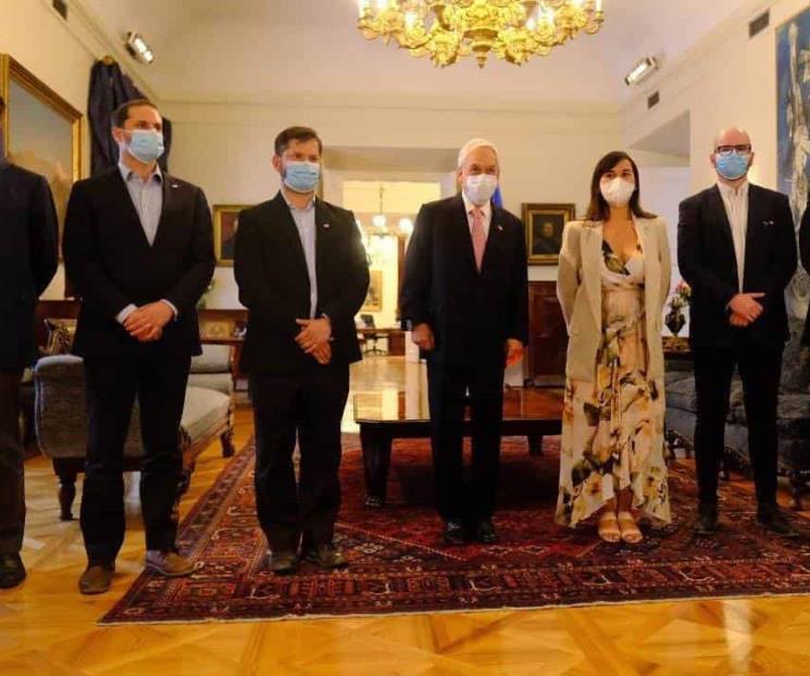 Piñera recibe a Gabriel Boric en La Moneda