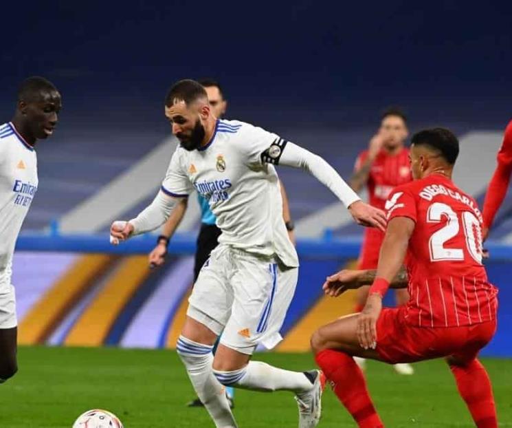 Tropieza Real Madrid y se le acerca el Sevilla