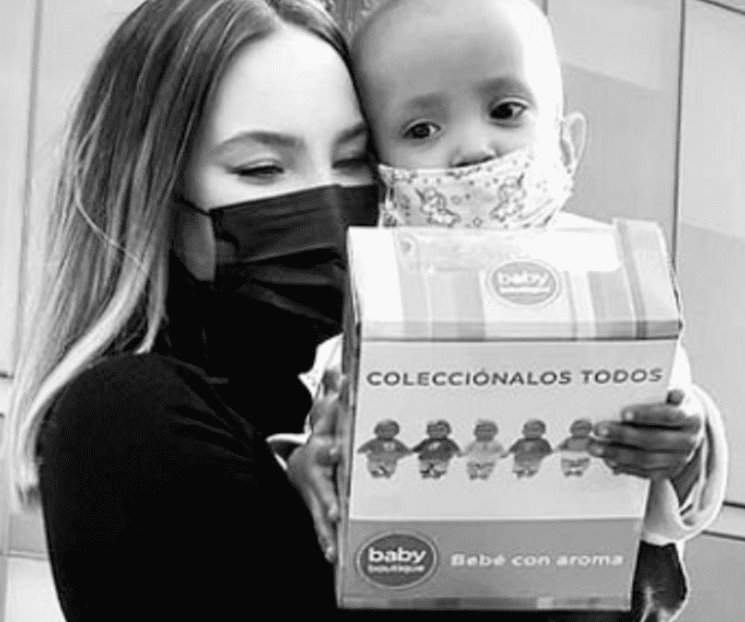 Belinda apoya con tratamientos a niños con cáncer