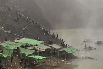 Deja alud decenas de desaparecidos en Myanmar