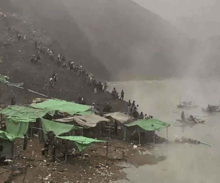 Deja alud decenas de desaparecidos en Myanmar Deja alud decenas de desaparecidos en Myanmar
