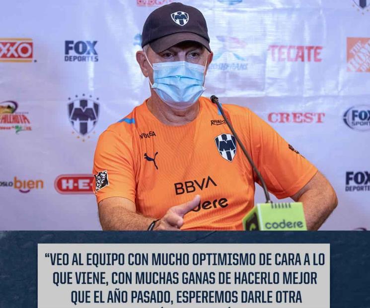 Conforme Aguirre con la pretemporada Conforme Aguirre con la pretemporada