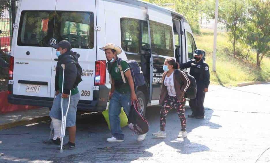 Arriba a la ciudad otra caravana de migrantes