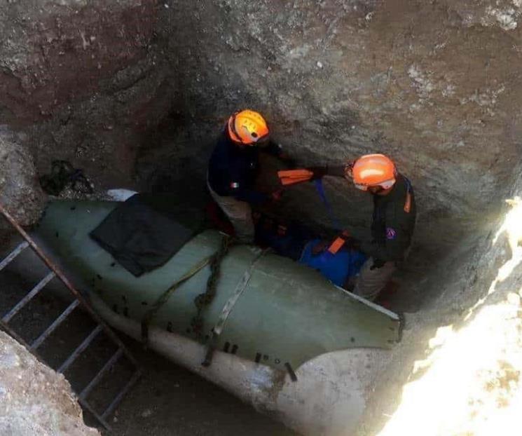 Cae a fosa en Apodaca