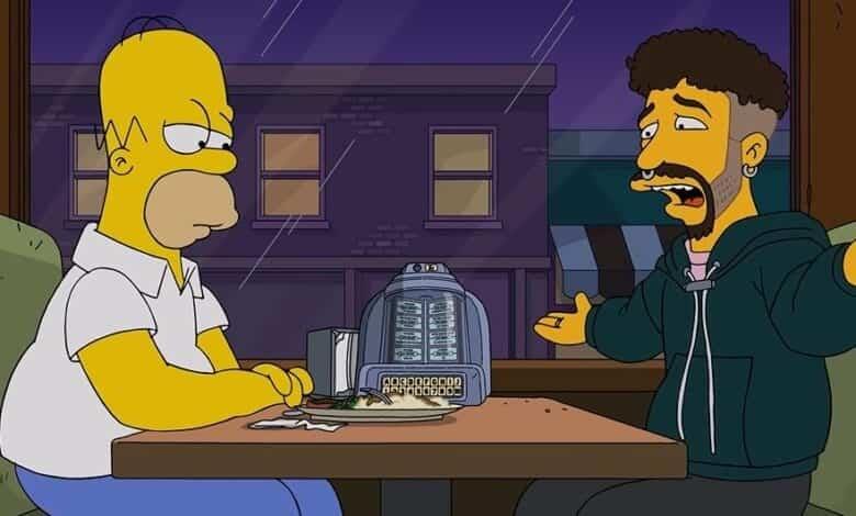 Bad Bunny participa en episodio de Los Simpson