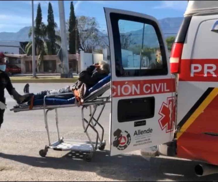 Motociclista termina lesionado al derrapar en Montemorelos