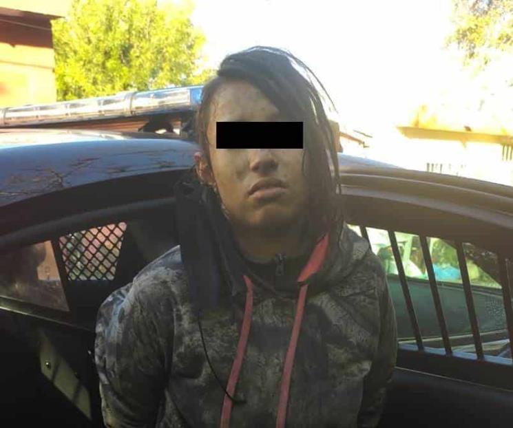 Detienen a joven por robo de cableado