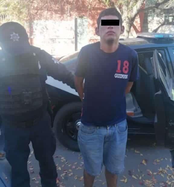Detienen a hombre por golpear a esposa