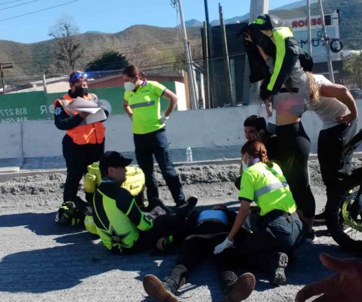 Deja carambola dos lesionados