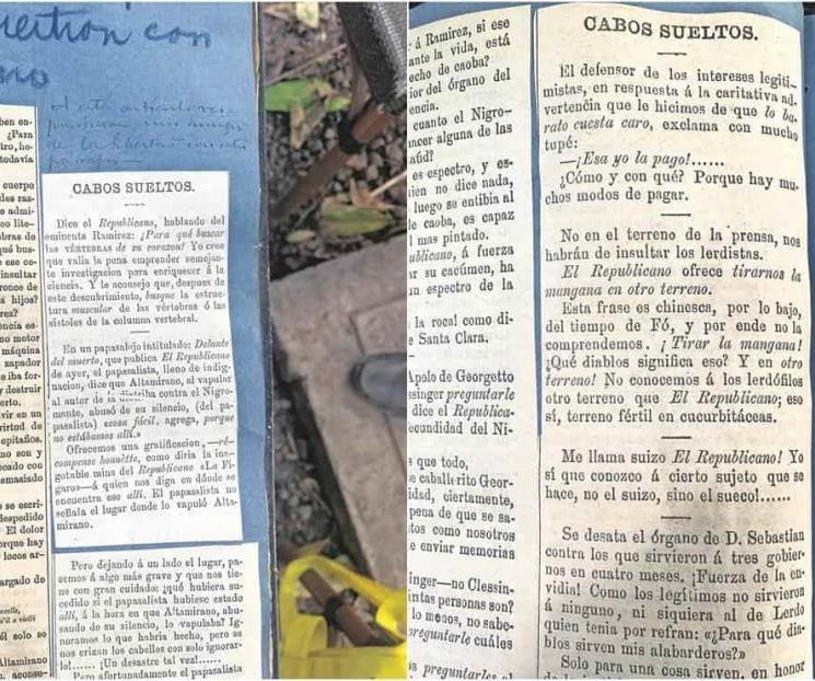 Descubren textos desconocidos de Ignacio Manuel Altamirano