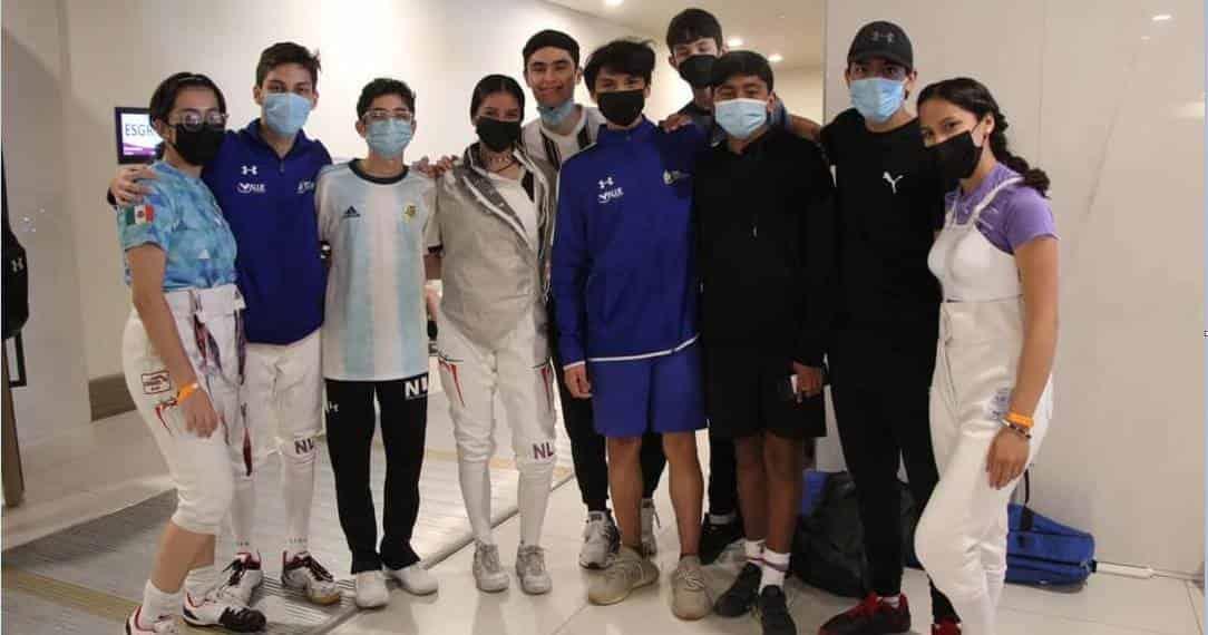 Logra NL 43 medallas en selectivo de esgrima
