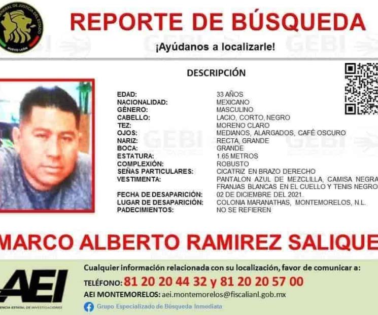 Desaparece ex policía en Montemorelos