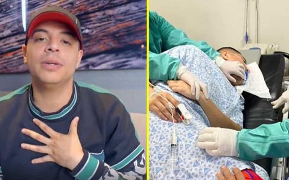 Eduin Caz, del Grupo Firme, es hospitalizado de emergencia