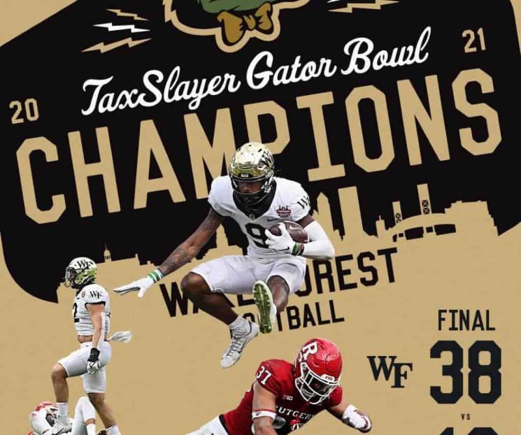 Se corona Wake Forest en el Gator Bowl... 75 años después