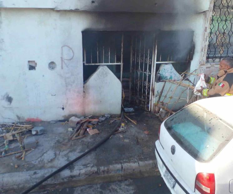 Se incendia vivienda