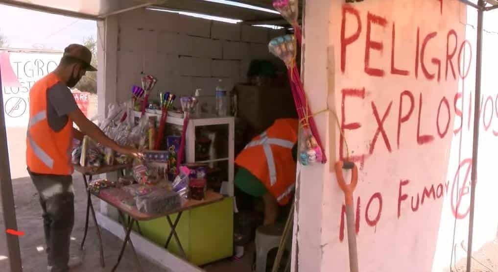 Decomisan cohetes en Escobedo Decomisan cohetes en Escobedo