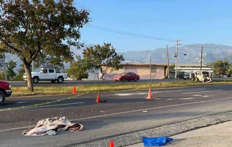 Identifican a hombre que murió en accidente vial en Allende