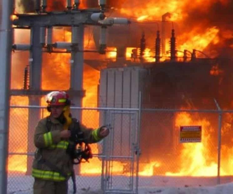 Se incendia transformador de empresa en la Bella Vista
