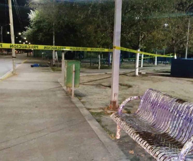 Ejecutan a hombre en parque de Cadereyta