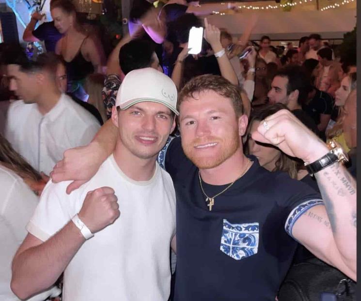 Se van de fiesta el Canelo y Max Verstappen