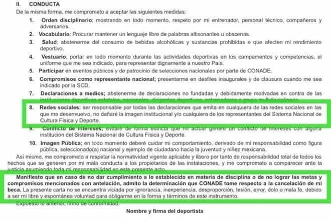Condiciona Conade becas a deportistas