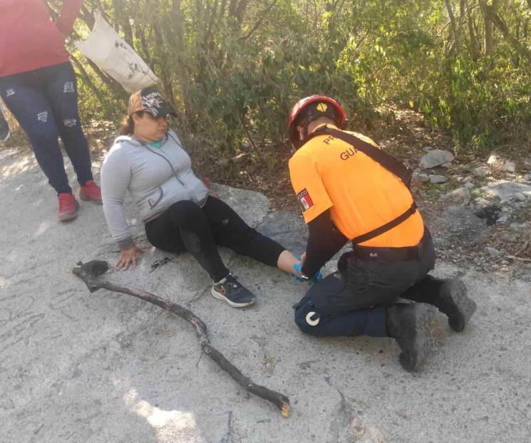 Sufre caída en Cerro de la Silla