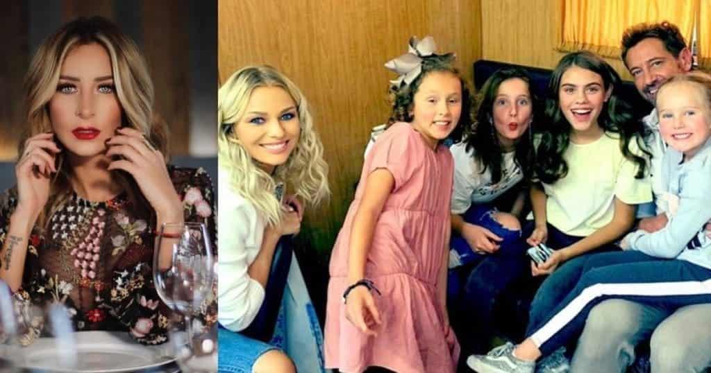 A Geraldine no le afecta que sus hijas convivan con Irina