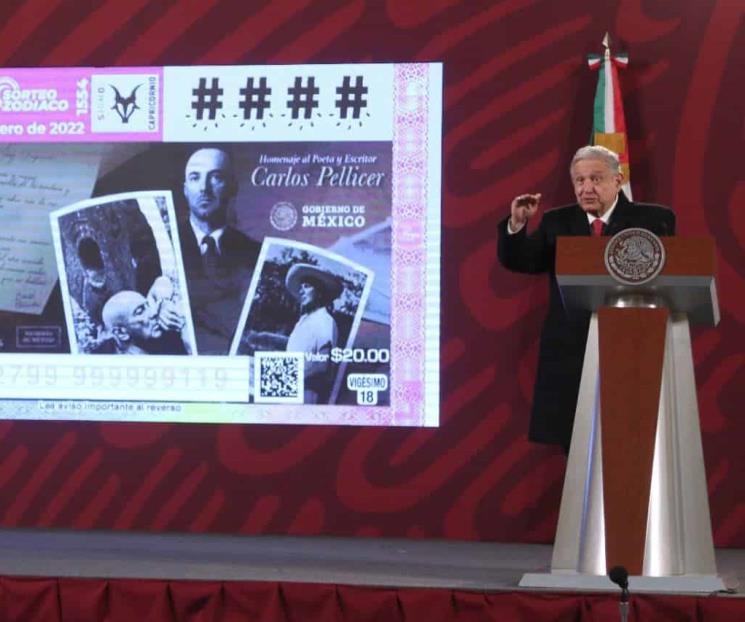 AMLO participará en homenaje al poeta Carlos Pellicer