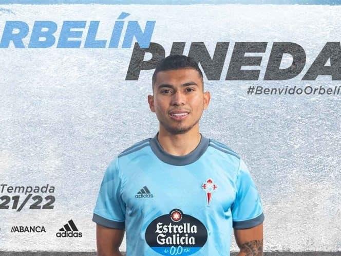 Orbelín Pineda es nuevo jugador del Celta de Vigo
