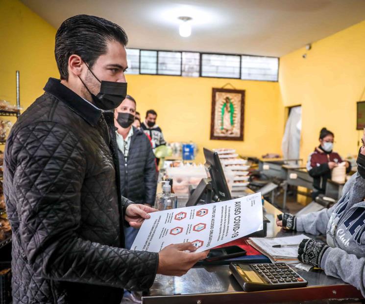 Supervisa David de la Peña operativo contra Covid