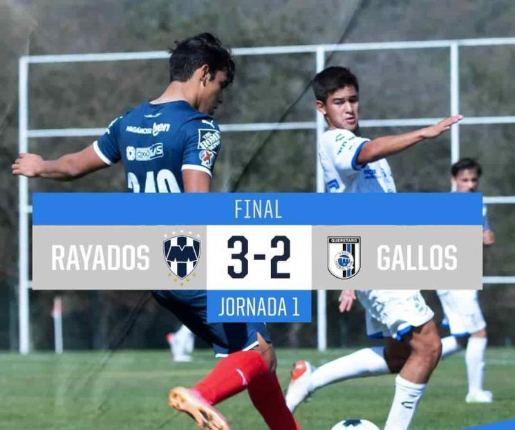 Ganan Rayados Sub-18 en primer partido del año