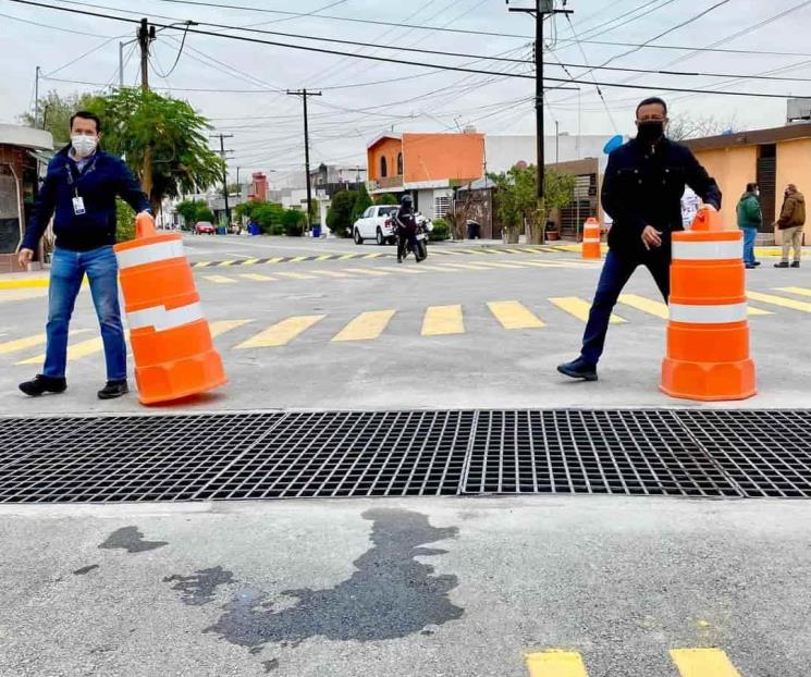 Terminan en SN tercera etapa de drenaje pluvial