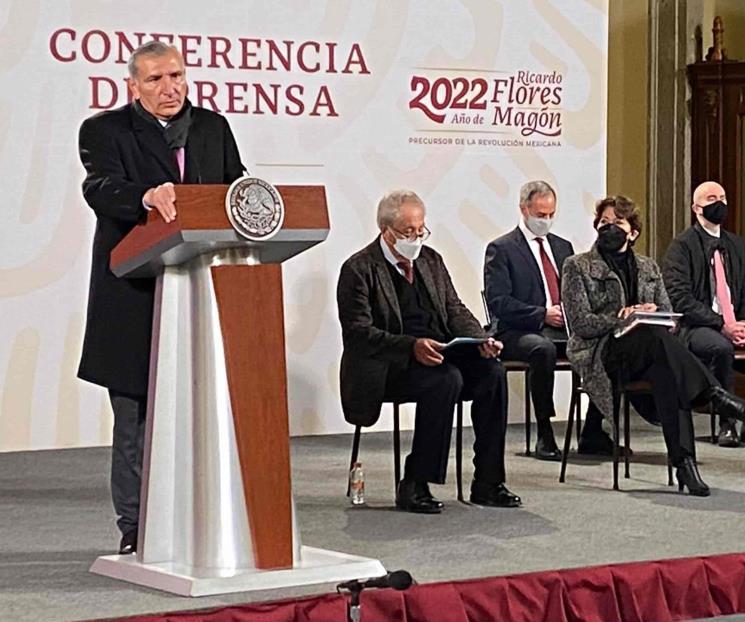 Se encuentra bien, con síntomas leves: Adán Augusto López