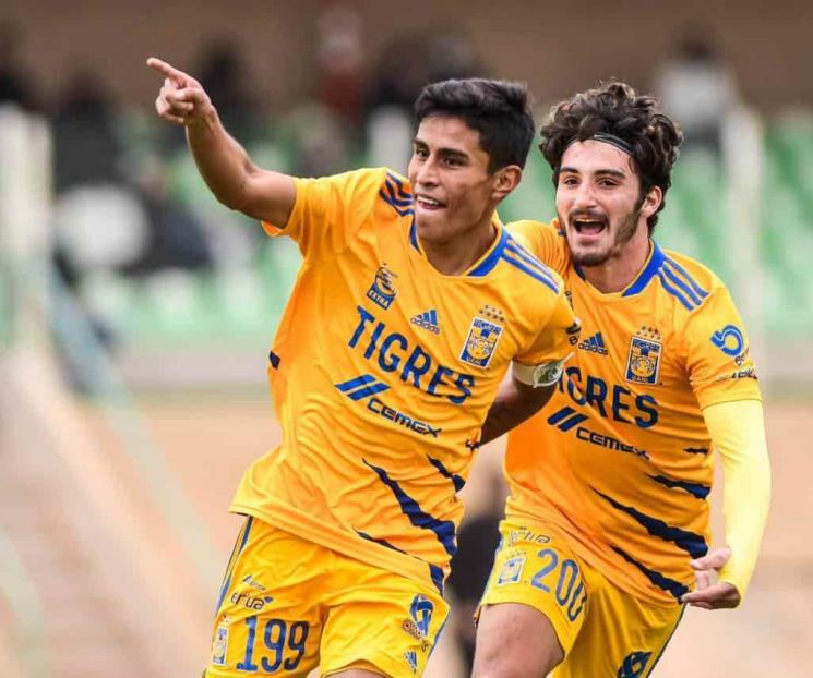 Golean Tigres Sub-20 a Santos