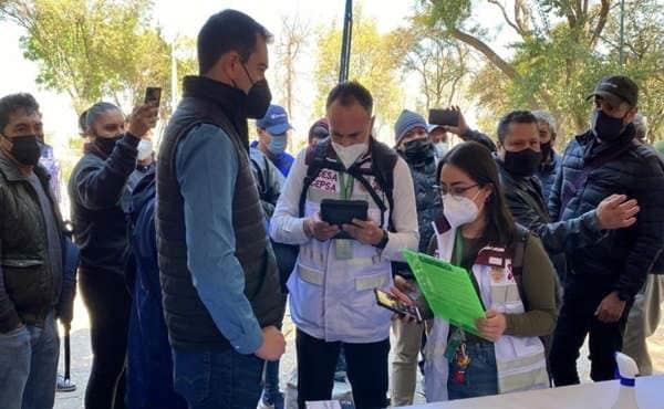 Inspeccionan módulos de pruebas puestos por alcaldes