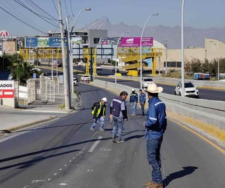 Anuncian cierres en la Avenida Leones en Monterrey