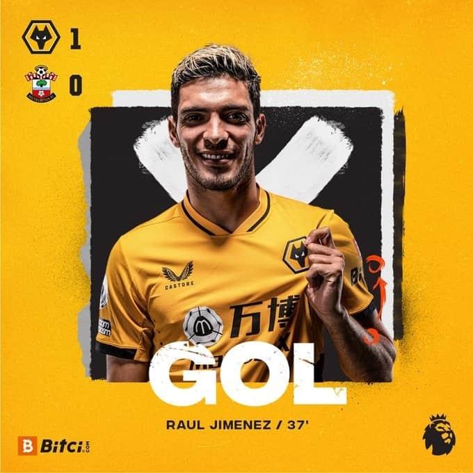 Raúl Jiménez anota con elegancia en Premier League