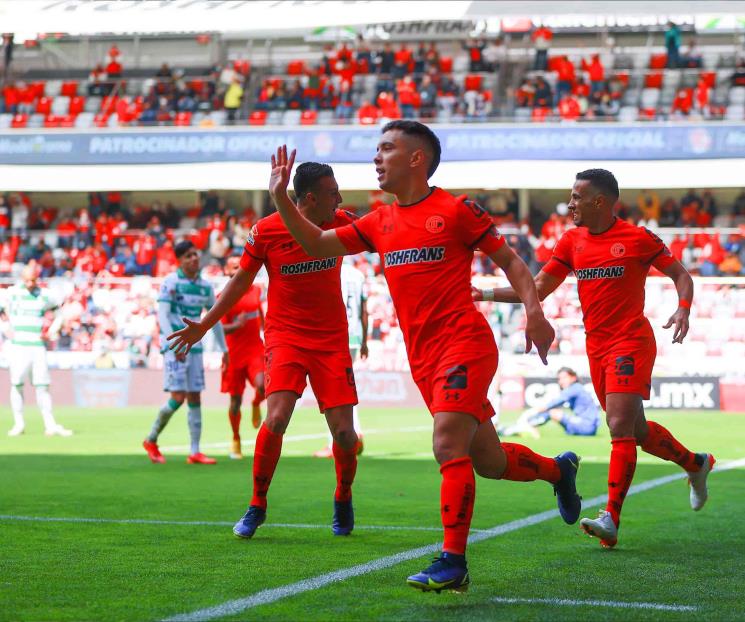 Vence Toluca a Santos